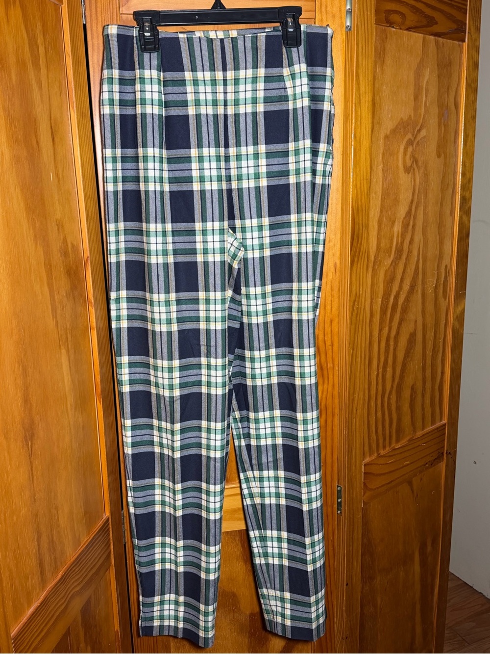 Vintage The Limited Green Navy Yellow Tartan Plaid Pants| Sz 10